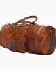 Genuine Leather Weekend Shoulder Luggage Bag Overnight Travel Duffel Gym Bag 